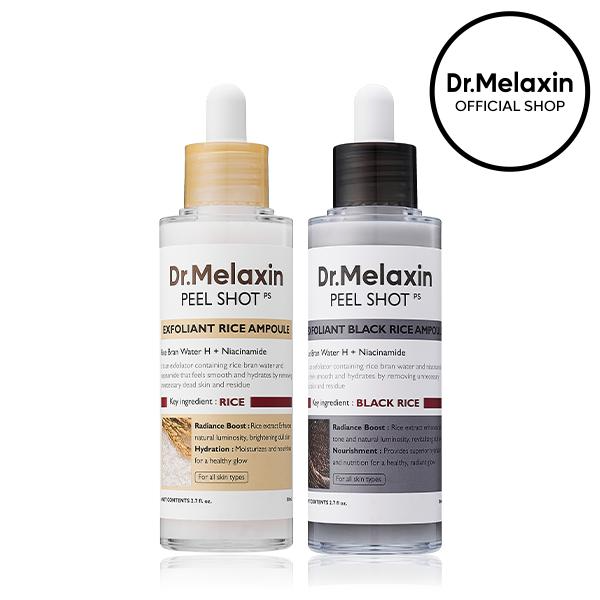 Peel Shot Ampoule Duo (white+black)